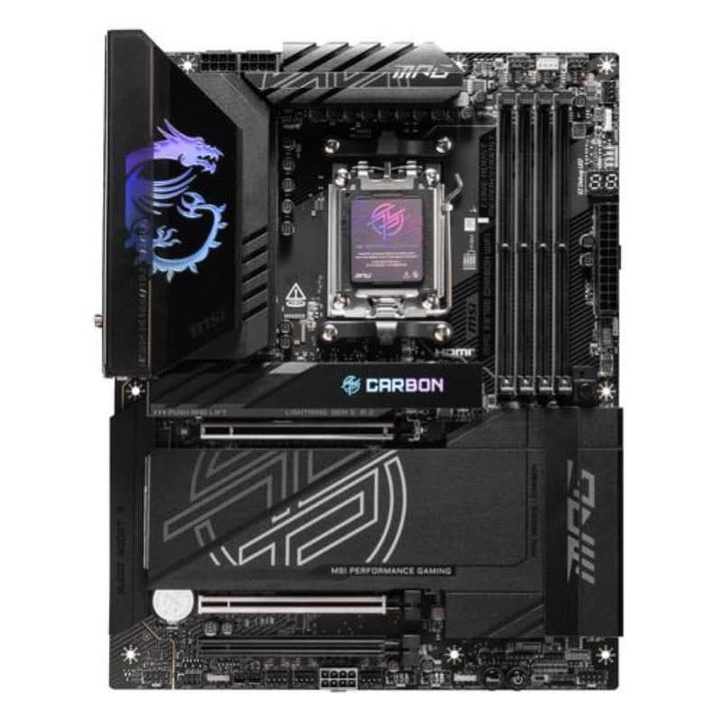 Scheda madre AMD X870E socket AM5 ATX con Wi-Fi 7, 4 x DDR5 - MSI MPG X870E Carbon WiFi
