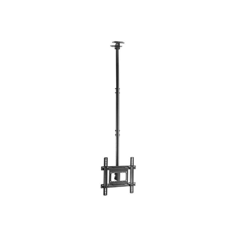 Supporto a soffitto per TV a schermo piatto 37-70 pollici, peso massimo 50 kg, nero - Equip 650321