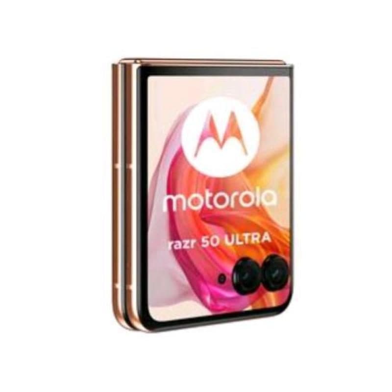 Smartphone 5G Dual SIM 6.9 pollici octa core 512GB RAM 12GB Peach Fuzz - Motorola Razr 50 Ultra