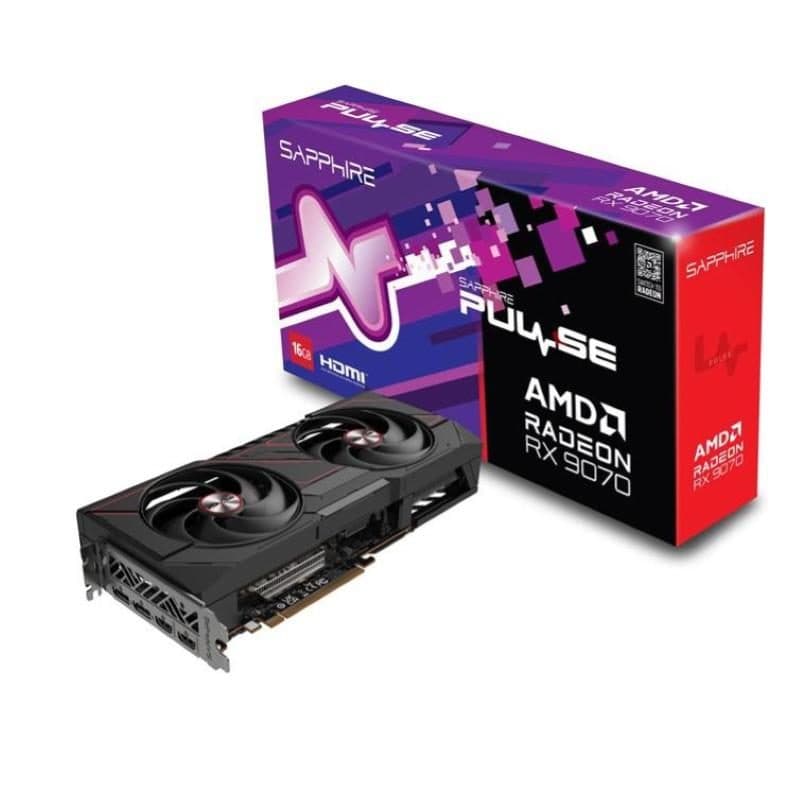 Scheda grafica 16GB GDDR6 dual fan PCI Express x16 5.0 - Sapphire Radeon RX 9070 Pulse Gaming