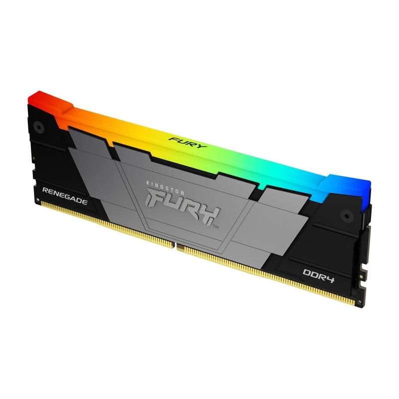 Kit memoria RAM 64GB (2 moduli) DDR4 3200MT/s Fury R RGB - Kingston