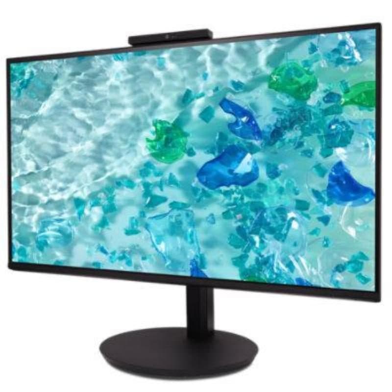 Monitor 27 pollici Full HD IPS 16:9 4 ms 250 cd/m² con webcam e microfono, VGA/HDMI/DP, pivot - Acer Vero CB272D6