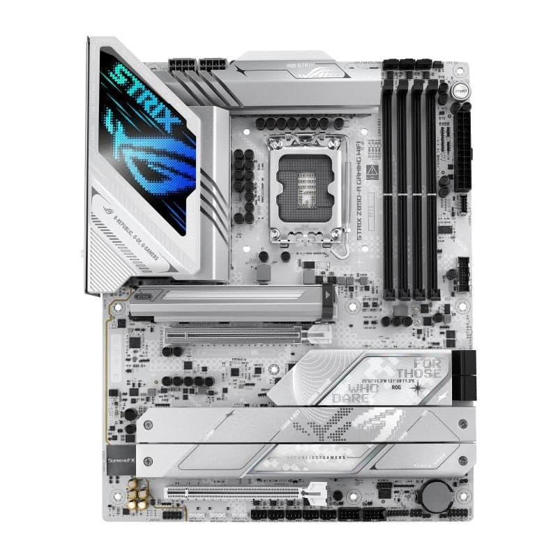 Scheda madre Z890 LGA 1851 ATX Wi-Fi, 4 x DDR5 8000 OC, PCIe 5.0 x16, 5 x M.2 - ASUS ROG Strix Z890-A Gaming WiFi