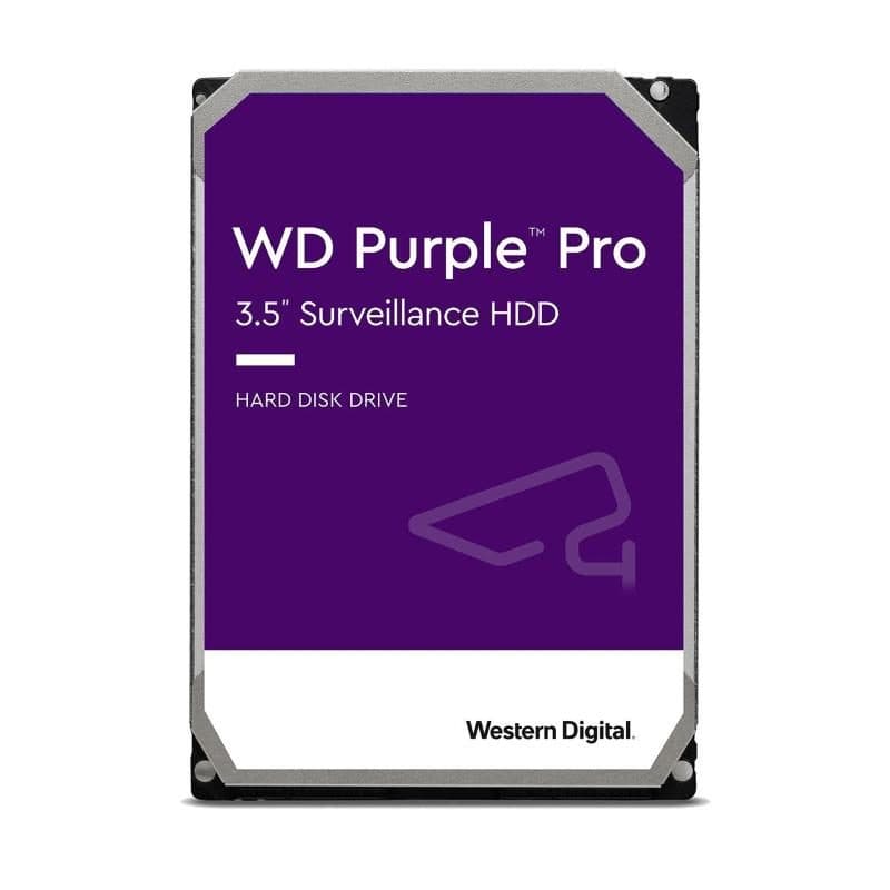 Hard disk HDD 14 TB SATA 3 3.5 pollici 7200 rpm cache 512 MB per videosorveglianza 24x7 - WD Purple Pro WD142PURP