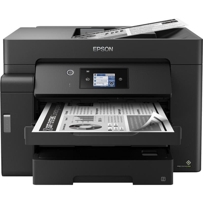 Stampante multifunzione inkjet EcoTank Mono A3+ 3in1 32 ppm, 550 fogli, LCD, USB, LAN, Wi-Fi Direct - Epson ET-M16600