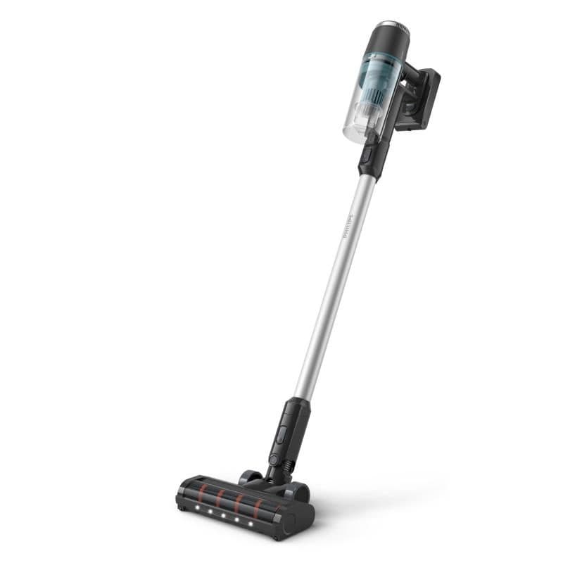 Scopa elettrica ciclonica cordless con spazzola LED per polvere nascosta, 3 stadi di filtrazione - Philips XC3031/01