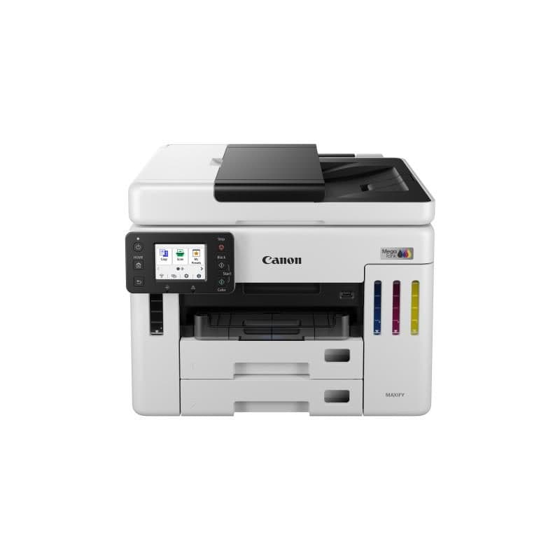 Stampante multifunzione inkjet a colori A4 Wi-Fi 24 ppm, scanner piano e ADF, fax a colori, USB, LAN - Canon Maxify GX7150