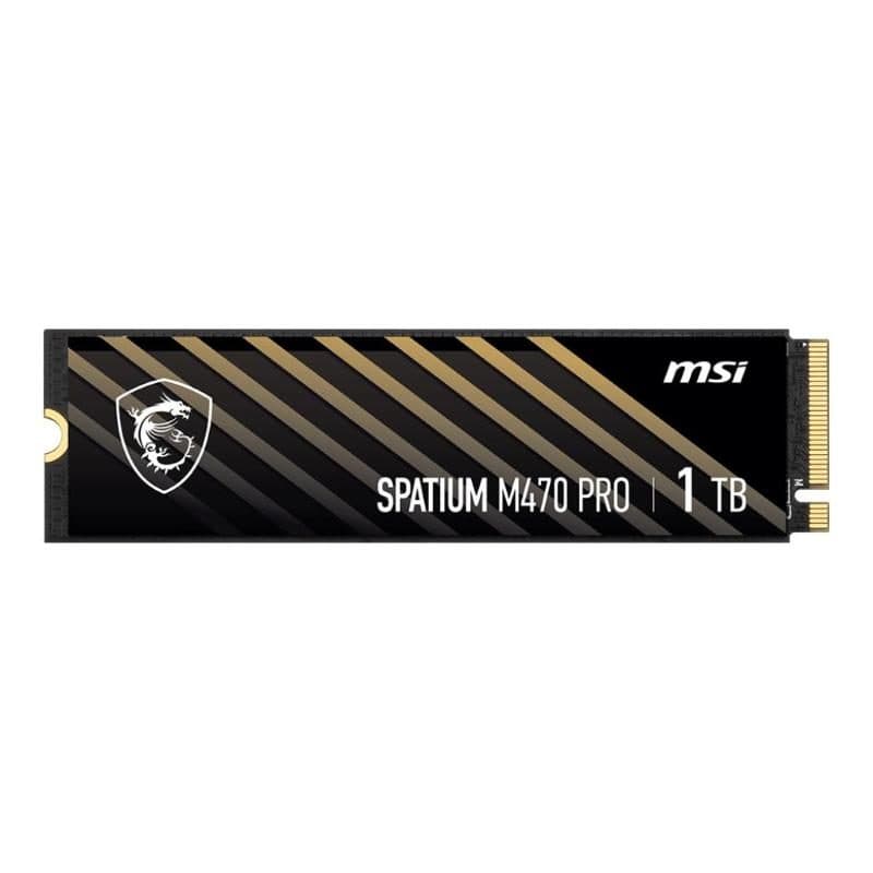 SSD 1 TB NVMe PCI Express 4.0 3D NAND - MSI Spatium M470 Pro