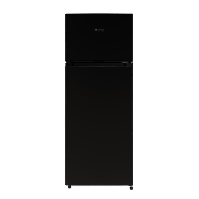 Frigorifero doppia porta 205 litri classe E statico altezza 144 cm nero - Hisense RT267D4ABE