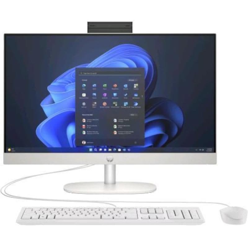 PC All-in-One 23.8 pollici Intel Core i5-1334U 16GB RAM SSD 512GB Iris Xe Windows 11 Pro bianco - HP ProOne 240 G10