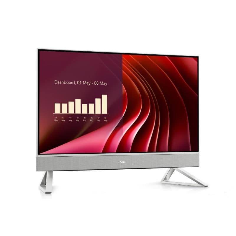 PC All-in-One 23.8 pollici Intel Core 7 150U 16GB RAM SSD 1TB Windows 11 Pro bianco perla - Dell 24 EC24250