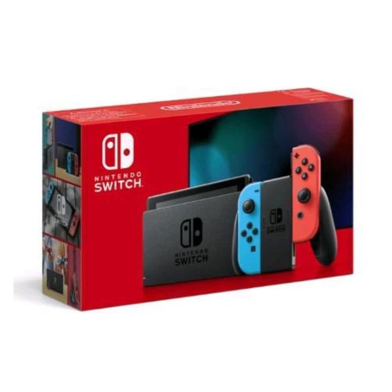 Console V2 1.1 2022 con Joy-Con rosso neon e blu neon - Nintendo Switch