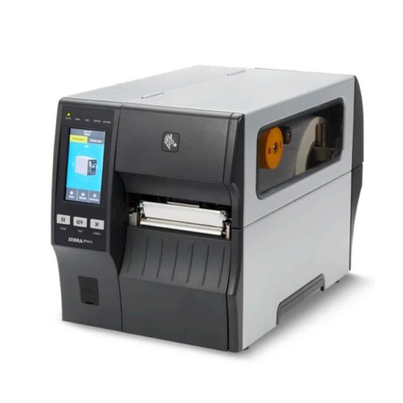 Stampante termica a trasferimento con cutter, USB, LAN, Bluetooth - Zebra ZT411