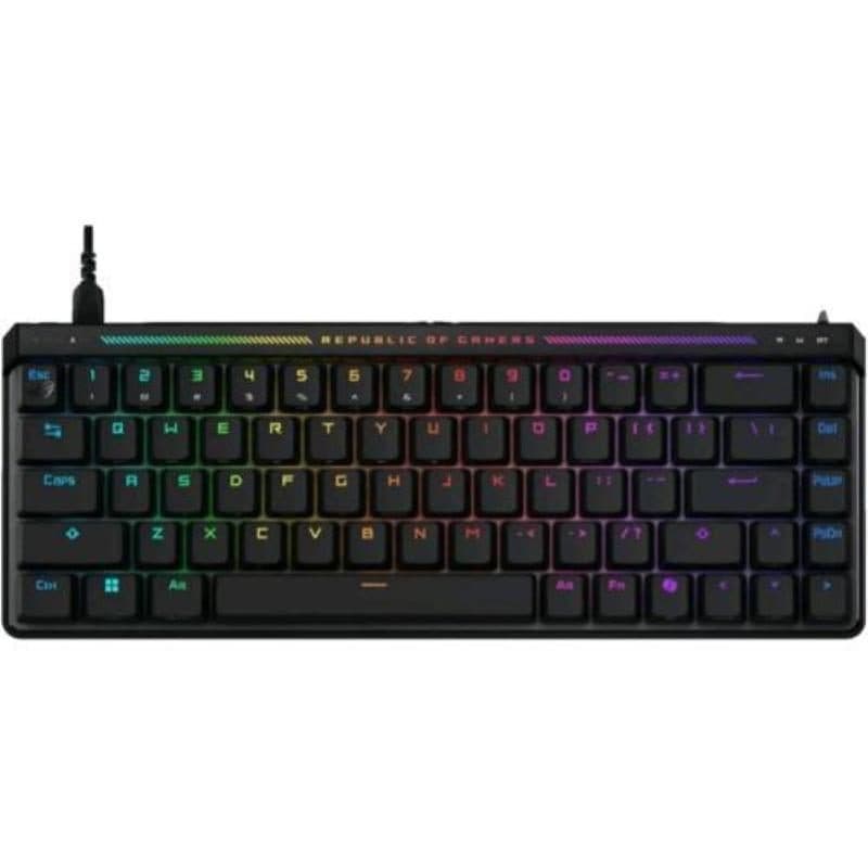 Tastiera gaming meccanica cablata con switch magnetici ROG HFX, 8.000 Hz, layout italiano, nero - ASUS ROG Falchion Ace HFX M605
