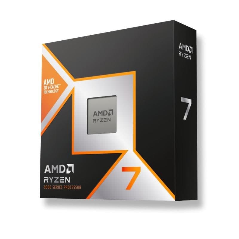 Processore 8 core 5,2 GHz 104 MB socket AM5 120 W box senza ventola - AMD Ryzen 7 9800X3D