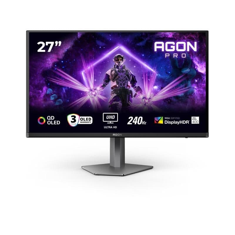 Monitor 27 pollici OLED 240 Hz regolabile in altezza USB-C - AOC