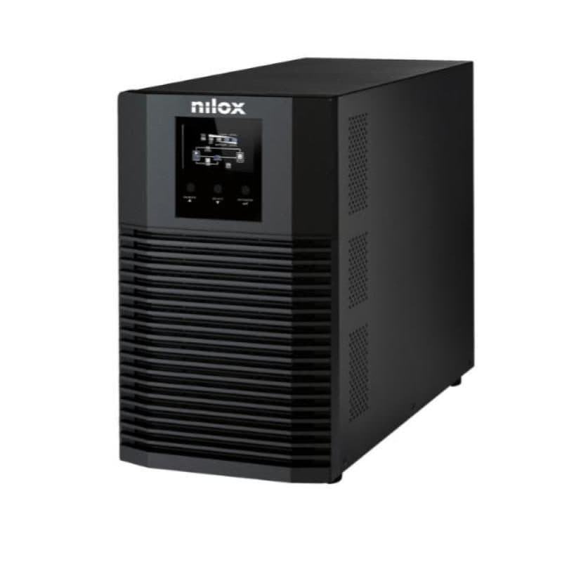 Gruppo di continuità UPS online Pro LED 4500 VA 3.150 W con 4 prese e doppia conversione nero - Nilox NXGCOLED456X9V2