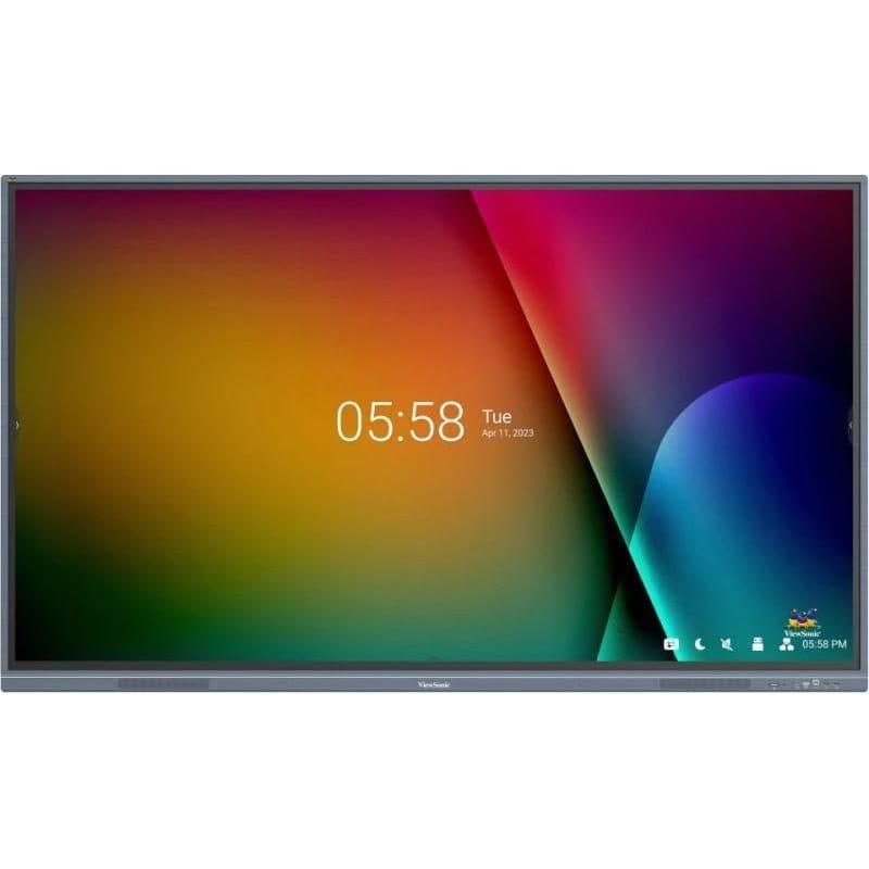 Monitor touch 75 pollici 4K 40 tocchi 350 nit 32GB, VGA, HDMI, USB-C, cast, Android 11 - ViewSonic