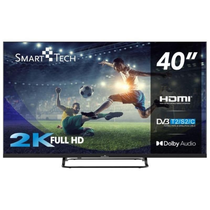 TV LED 40 pollici Full HD DLED 60 Hz DVB-T2 grigio - Smart Tech 40FN01V3