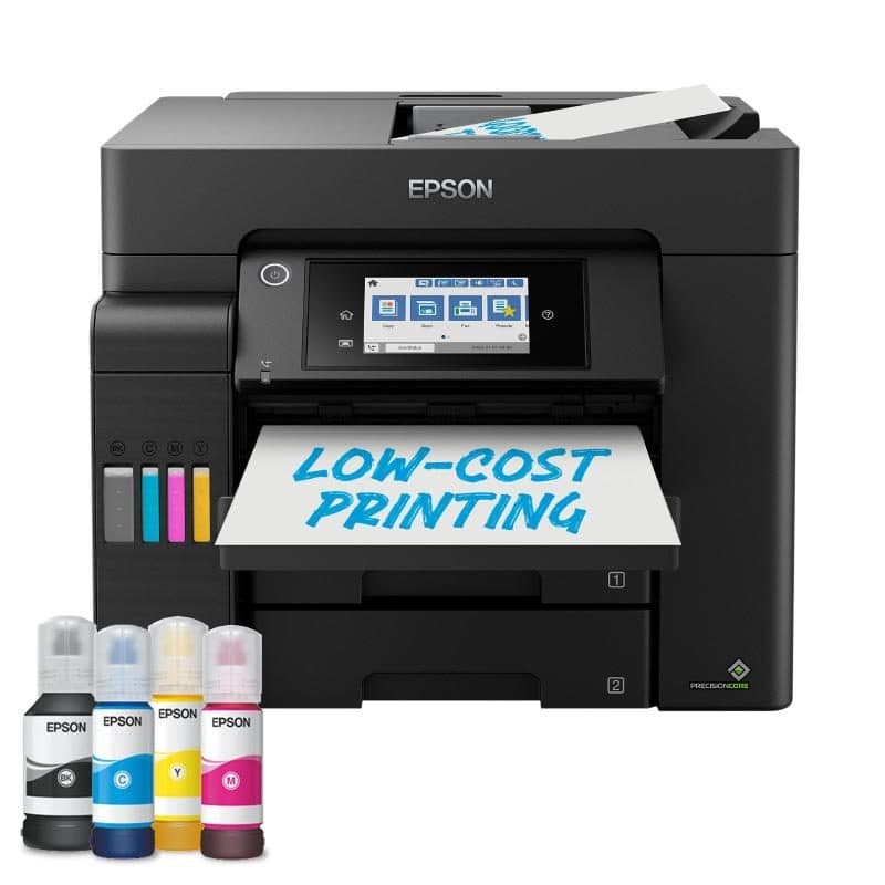 Stampante multifunzione A4 Wi-Fi con scanner, fax e fronte-retro - Epson EcoTank ET-5805
