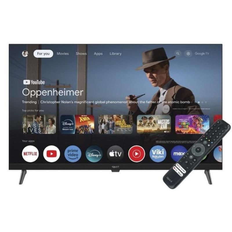 Televisore LED 32 pollici HD Smart Google TV Wi-Fi DVB-T2 - QT32HGF9A