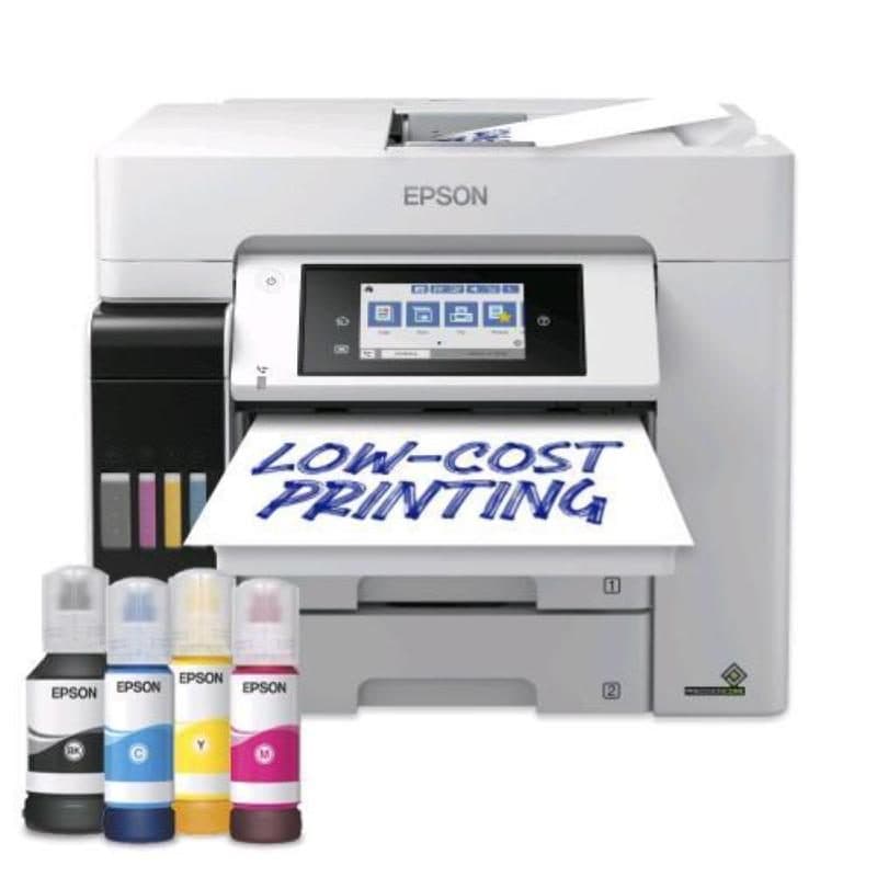 Stampante multifunzione a inchiostro A4 Wi-Fi 25 ppm fronte-retro - Epson EcoTank Pro ET5885