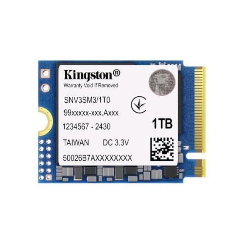 SSD M.2 2230 NVMe 1TB PCIe 4.0 x4 lettura 6000 MB/s scrittura 4000 MB/s - Kingston SNV3SM3/1T0
