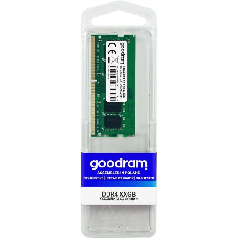 Memoria RAM 32GB DDR4 3200 MHz SO-DIMM CL22 PC4-25600 - Goodram