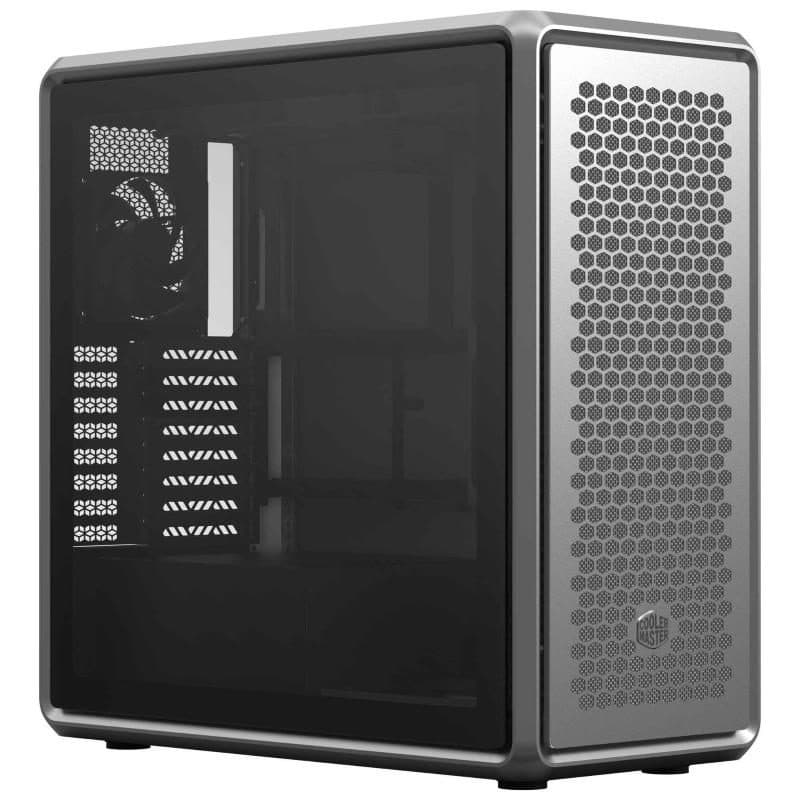 Case per PC ATX/Micro ATX/Mini ITX argento con 4 ventole ARGB - Cooler Master MasterFrame 600