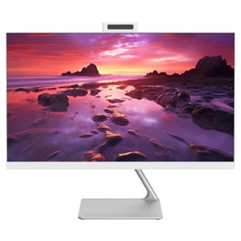 PC All-in-one barebone IPS Full HD senza CPU, RAM, SSD, tastiera, mouse e sistema operativo bianco - Atlantis A25-Z27-W527