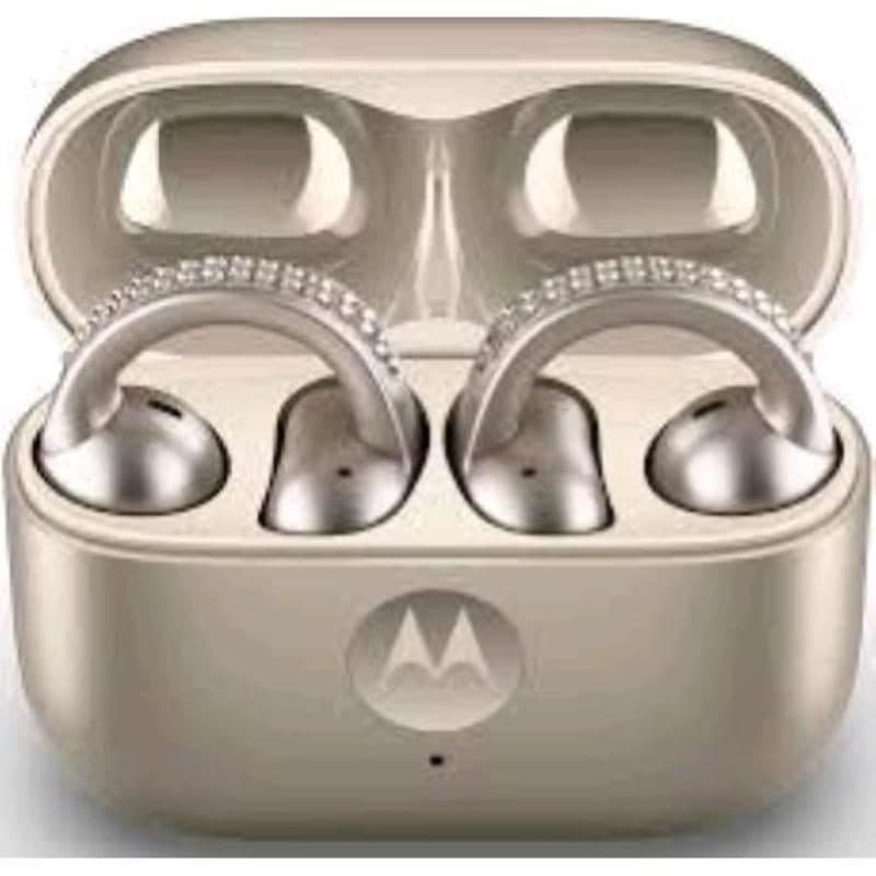 Auricolari Bluetooth 5.4 Swarovski audio Bose driver 12 mm beige - Motorola Moto Buds Loop