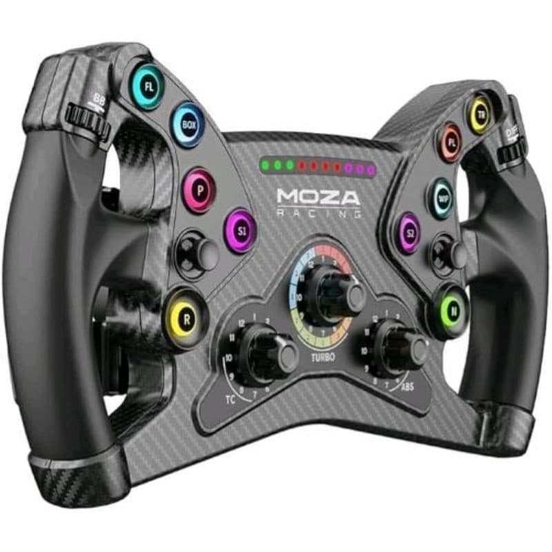 Volante stile butterfly per PC 300 mm RGB - Moza Racing KS Formula