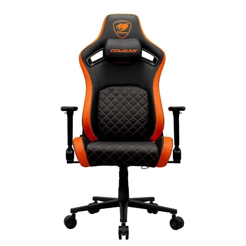 Sedia gaming imbottita nero/arancione - Cougar CGR-DFL