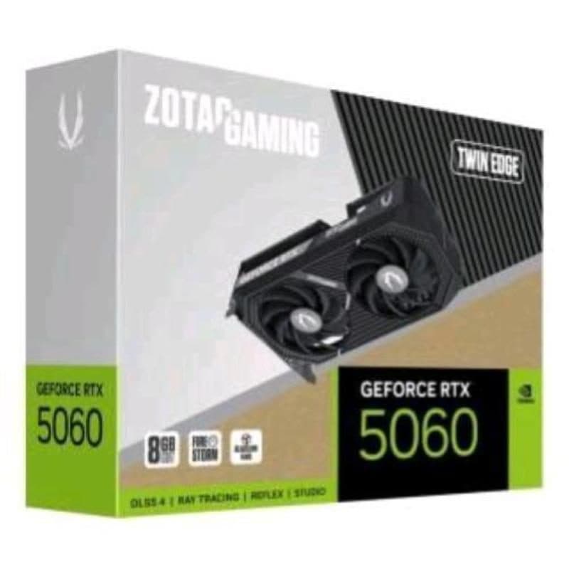 Scheda video GeForce RTX 5060 8GB GDDR7 DLSS 4 1 HDMI 3 DisplayPort PCIe 5.0 x16 - Zotac Twin Edge