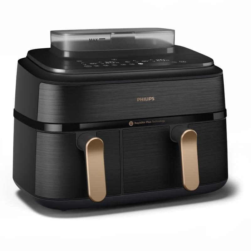 Friggitrice ad aria DualBasket 9 L con funzione vapore - Philips