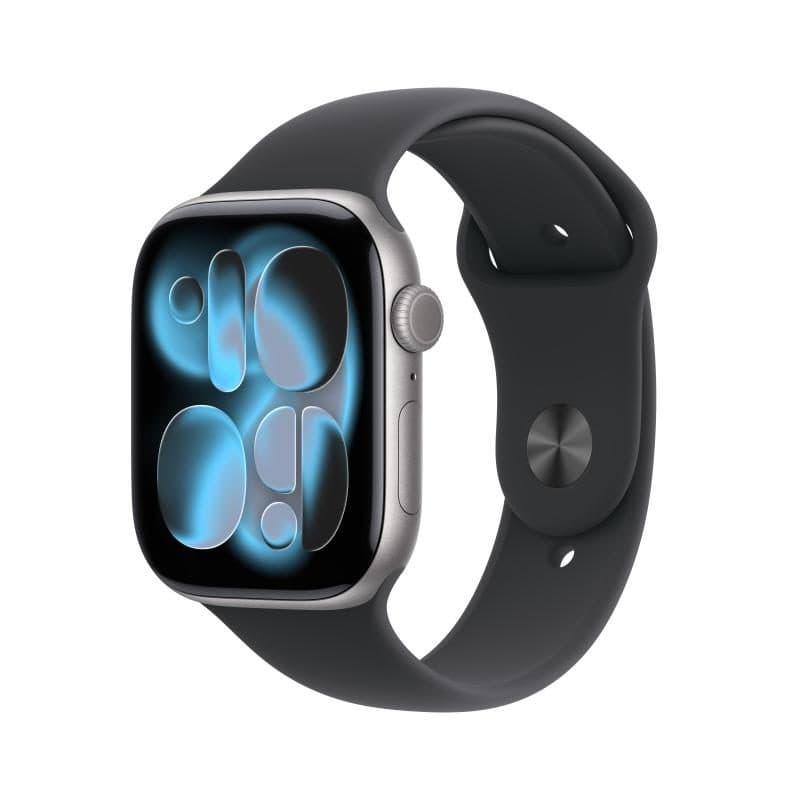 Smartwatch GPS + Cellular 46 mm cassa in alluminio grigio siderale con cinturino sport nero S/M - Apple Watch Series 11