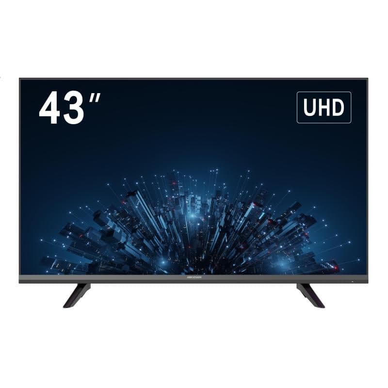 Monitor professionale 43 pollici wide UHD 3840 x 2160 6,5 ms 300 cd/m² 4000:1 2x10 W VGA HDMI - Hikvision DS-D5043U3-1V0S