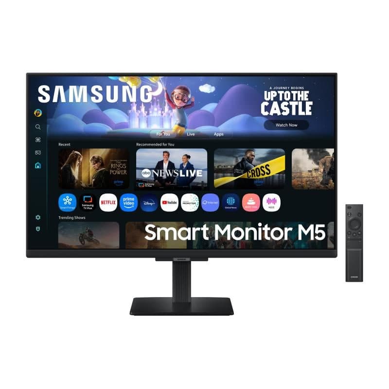 Monitor smart 27 pollici IPS Full HD 60 Hz 5 ms con hub USB e 2 HDMI - Samsung M5 M50F