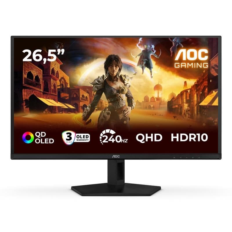 Monitor 26,5 pollici QD-OLED - AOC