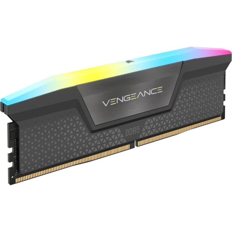 Memoria RAM 16GB DDR5 6000 MHz CL36 grigio - Corsair Vengeance RGB CMH16GX5M1E6000Z36