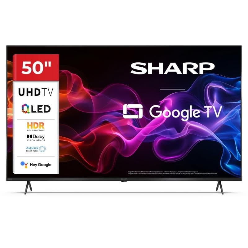 Televisore QLED UHD 4K 50 pollici Google TV - Sharp