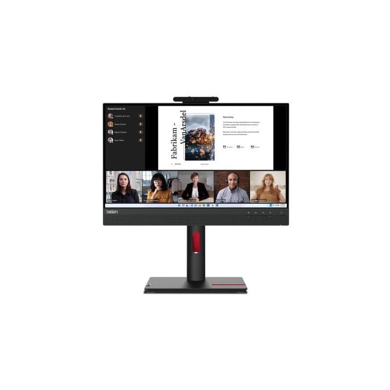 Monitor touchscreen 21,5 pollici IPS Full HD con altoparlanti, webcam e pivot - Lenovo Tiny-in-One Gen5 12N9GAR1IT
