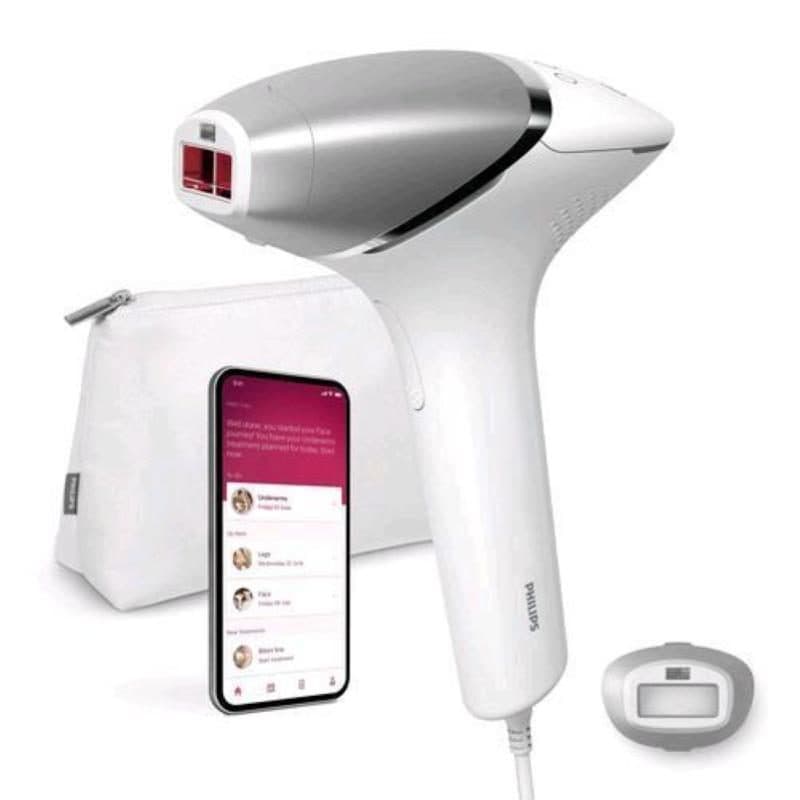 Epilatore a luce pulsata IPL con SenseIQ bianco - Philips Lumea Prestige 8000 Series