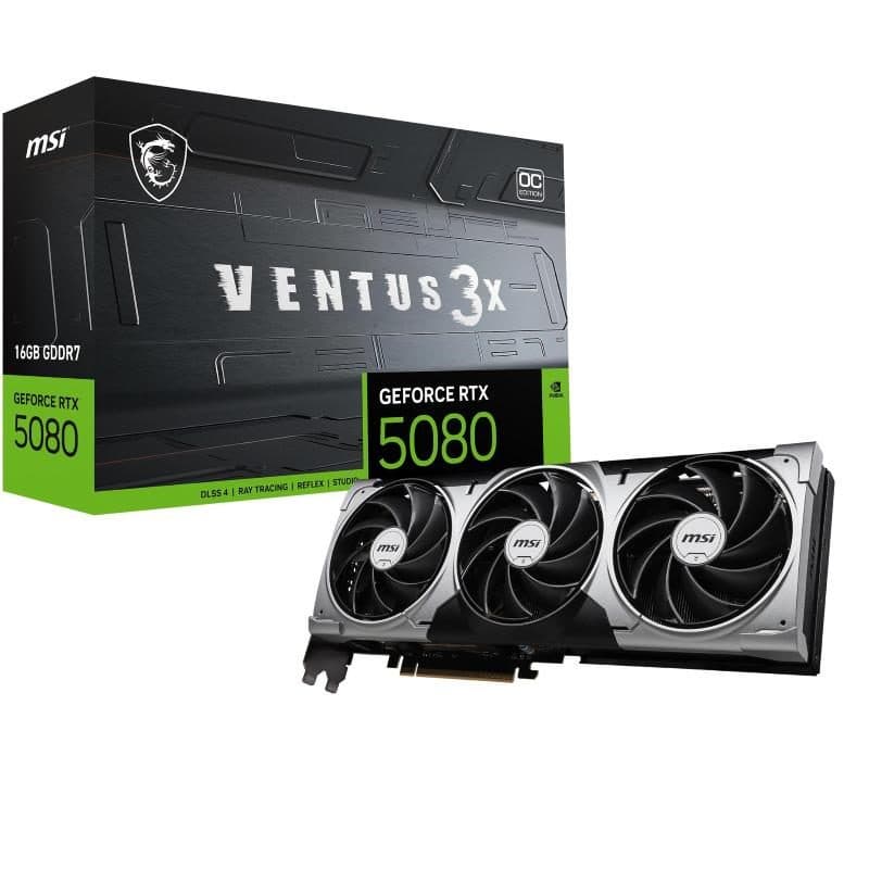 Scheda video GeForce RTX 5080 16GB Ventus 3X OC - MSI