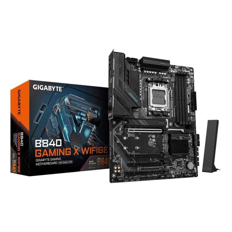 Scheda madre AMD B840 socket AM5 ATX 4 DDR5 3 M.2 4 SATA III HDMI DisplayPort - Gigabyte B840 Gaming X WiFi6E