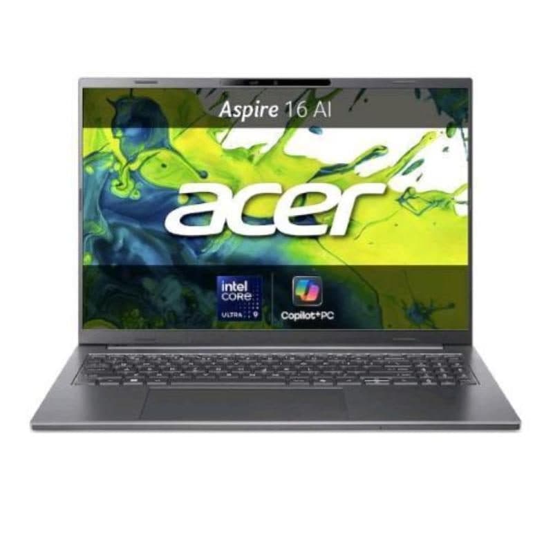 Notebook 16 pollici OLED Intel Core Ultra 7 256V 16GB RAM SSD 512GB Windows 11 Home grigio - Acer Aspire 16 AI A16-52M-794G