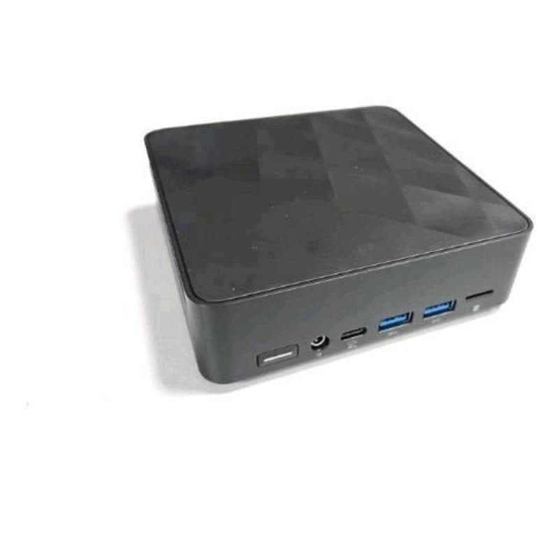 Mini PC quad core N100 16GB RAM SSD 512GB HDMI fanless nero Windows 11 Pro - Yashi Nucky NY330