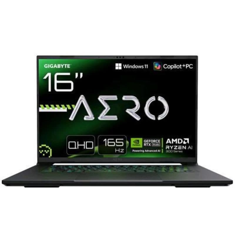 Notebook 16 pollici WQXGA AMD Ryzen AI 7 350 16GB RAM 1TB GeForce RTX 5060 Windows 11 - Gigabyte Aero X16