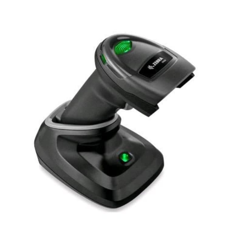 Lettore di codici a barre portatile 1D/2D Bluetooth kit con cavo USB e base nero - Zebra DS2278