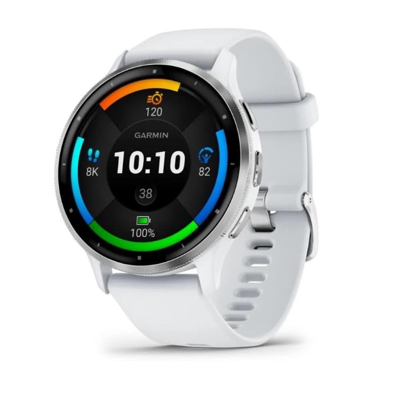 Smartwatch 1.4 pollici AMOLED 454 x 454 pixel touch screen argento/bianco Wi-Fi GPS - Garmin Venu 3